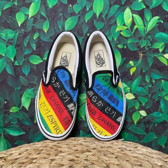 Vans Other - Vans slip on spirit rainbow multicolor kids 1